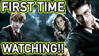 WATCHING HARRY POTTER FOR FIRST TIME!! (24 Hour Marathon)