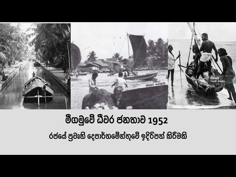 මීගමුවේ ධීවර ජනතාව 1952 | Negombo Fishermen | පැරණි ධිවර කර්මාන්තය | Negombo | Old Fishing Technique