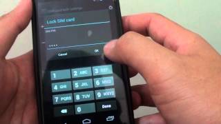 Google Nexus 4: How to Lock/Unlock SIM Card With a PIN