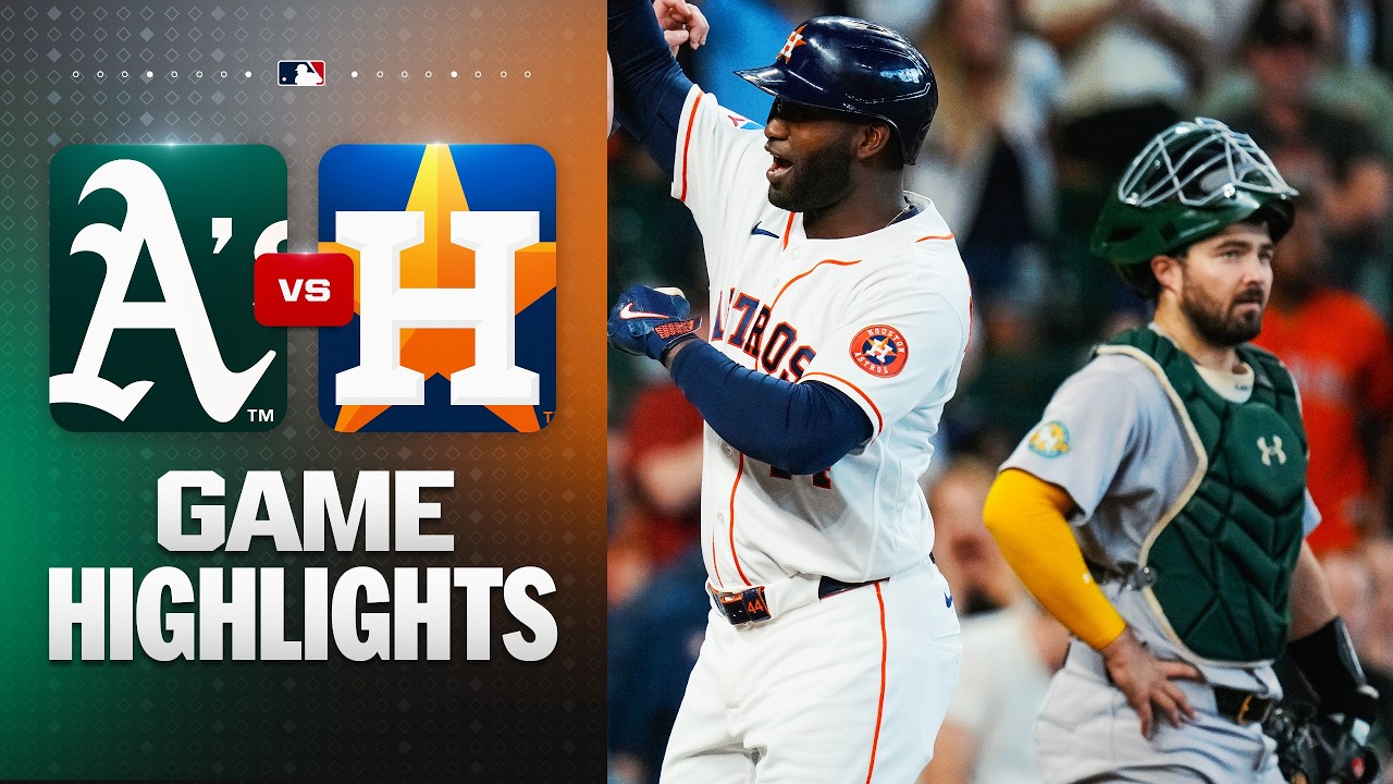 A's vs. Astros Game Highlights (6/6/26) | MLB Highlights