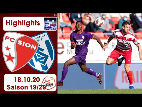 Highlights: FC Sion vs FC Lausanne - Sport (18.10.2020)