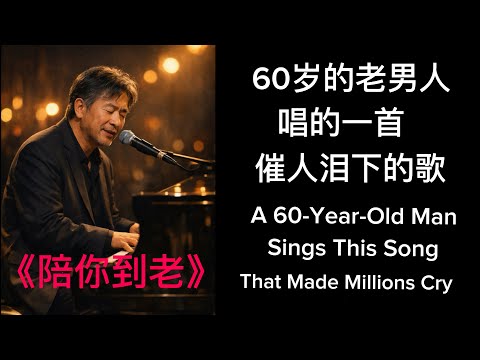 60岁的老男人唱这首歌，听哭很多人《陪你到老》A 60-Year-Old Man Sings This Song That Made Millions Cry