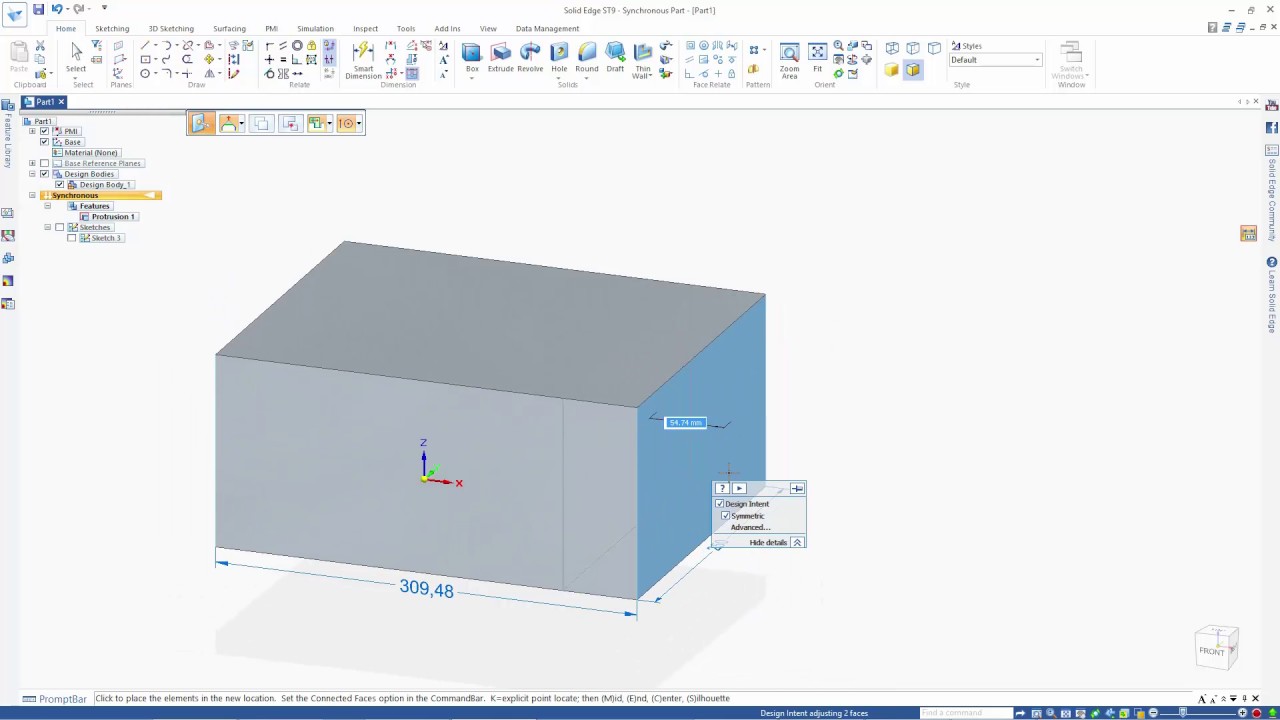 Synchronous vs Ordered Modes in Solid Edge