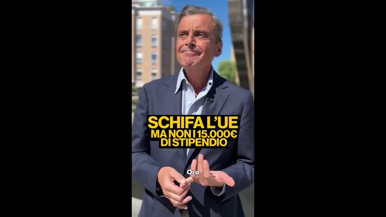 CALENDA CONTRO VANNACCI: “ANDATO IN PENSIONE A 56ANNI CON 5MILA € MA DICE CHE LE MINIME SONO BASSE”