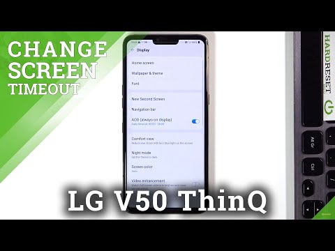 How to Set Screen Timeout in LG V50 ThinQ – Blackout Time