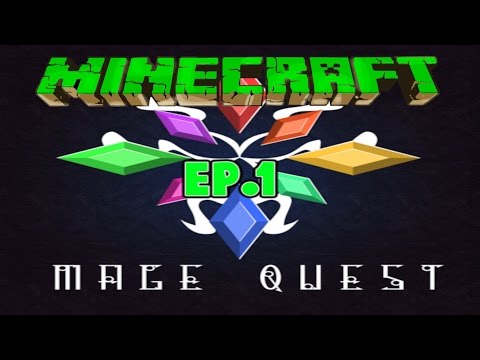 Asian Banana Gaming - [Minecraft] I WILL BE A WIZARD!! | Mage Quest Ep. 1