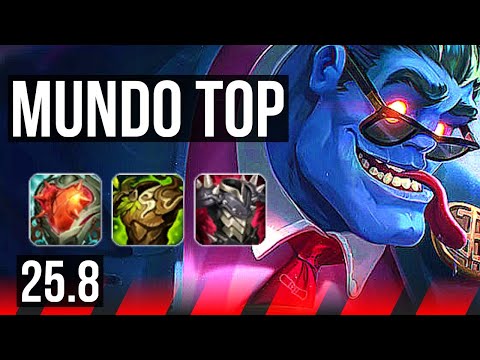 DR. MUNDO vs FIORA (TOP) | 8/2/7 | EUW Grandmaster | 25.8