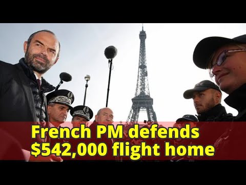 French PM defends $542,000 flight home