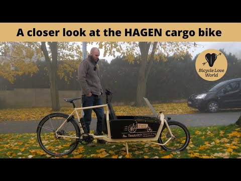 A closer look at the HAGEN cargo bike from Kaspar Peek.