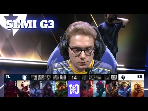 EG vs TL - Game 3 | Semi Finals Playoffs S12 LCS Spring 2022 | Evil Geniuses vs Team Liquid G3