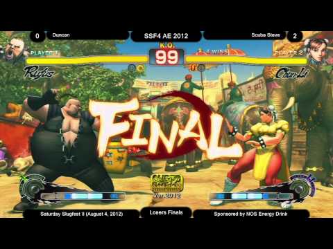 Duncan (RU) vs Scuba Steve (CH) - Losers Finals - AE 2012 - GameClucks Saturday Slugfest II