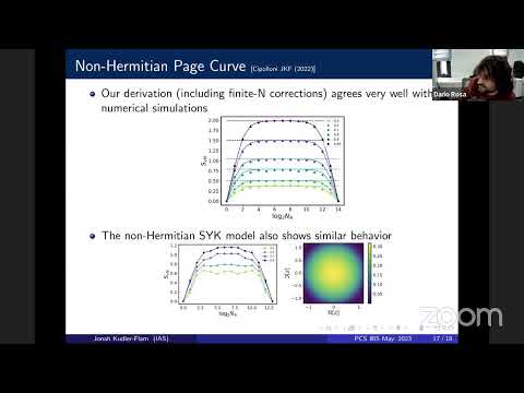 Jonah Kudler-Flam: Explorations of Dissipative Quantum Chaos from Non-Hermitian Random Matrix Theory