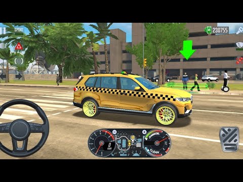 SUV BMW X7 | Taxi Sim 2020 - Gameplay - Android Gameplay-Driving Miami City-Gaming