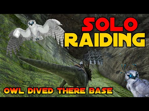 Snow Owl Diving Into an Insane Genesis part 2 Rathole | Solo Raid - Ark pvp