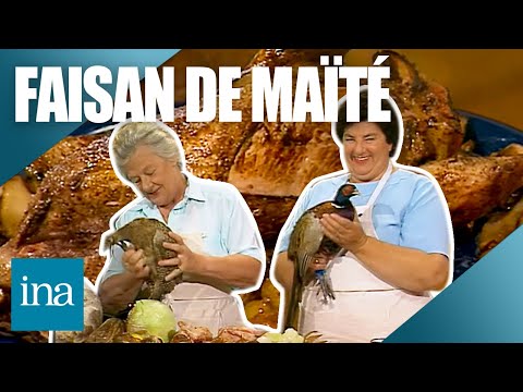 🍗 Le faisan farci aux cèpes de Maïté 🍄 | Archive INA