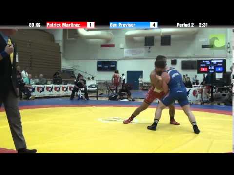 80 KG SF - Patrick Martinez (Florida Jets) vs. Ben Provisor (NYAC)