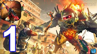 ZOMBIE HUNTER - Gameplay Walkthrough Part 1 Region 1 (iOS,Android Gameplay)