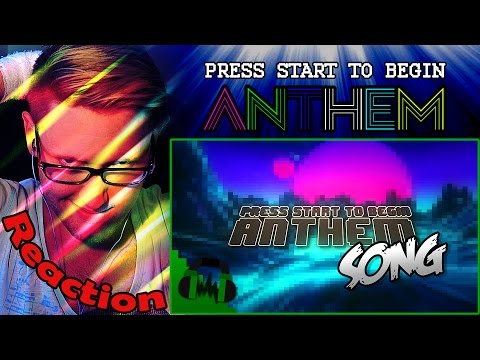 "PRESS START TO BEGIN ANTHEM" Song - DAGames REACTION! | PARTY! |