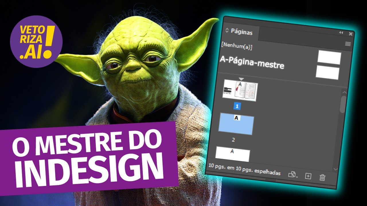 Como criar PÁGINAS MESTRE no InDesign