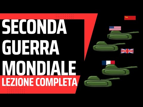 SECONDA GUERRA MONDIALE riassunto in 4 minuti antefatti cause alleati asse battaglie conseguenze
