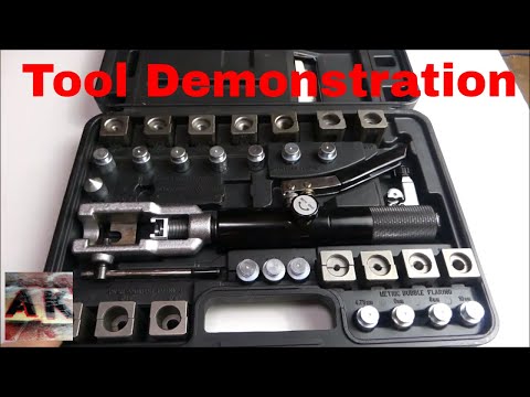 How To Make a Double Flare Using the Mastercool Hydraulic Flaring Tool Step by Step Demonstration
