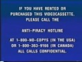 Warner Home Video Demo Warning Scroll 1990 S