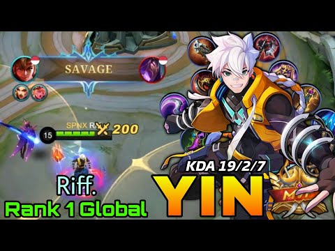 Yin Perfect SAVAGE! - Top 1 Global Yin by Riff. - Mobile Legends: Bang Bang