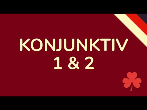 KONJUNKTIV 1 & 2 DEUTSCH einfach erklärt (animiert) 🇩🇪