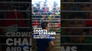 Download lagu Chants and screams at opening of Hume MRT station mp3