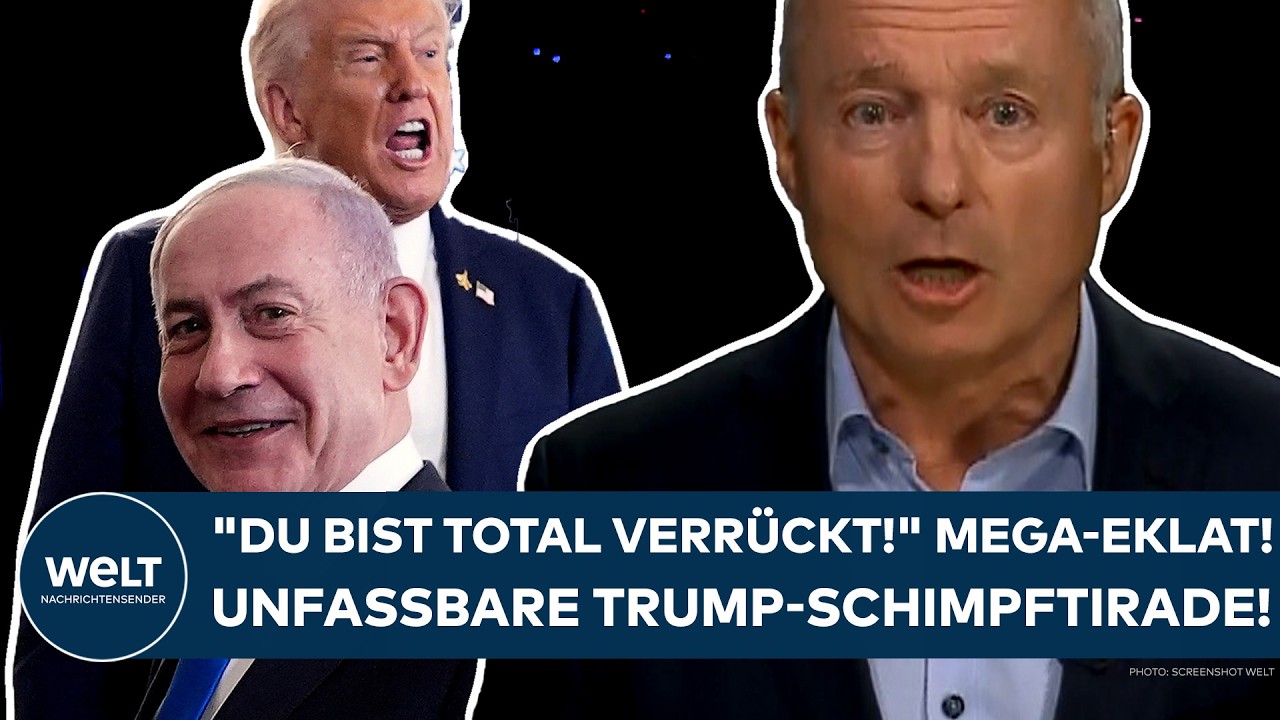 USA: "Du bist total verrückt!" Mega-Eklat! Unfassbare Trump-Schimpftirade gegen Netanjahu!