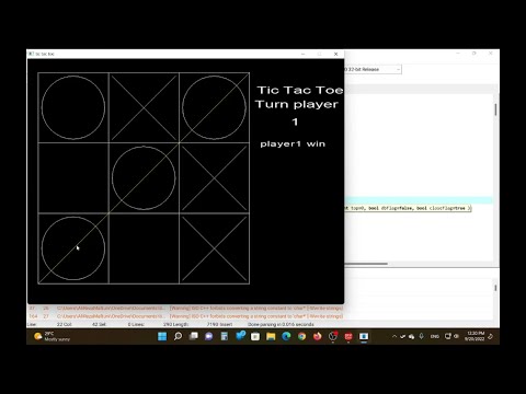 how to create tic-tac-toe game in C++