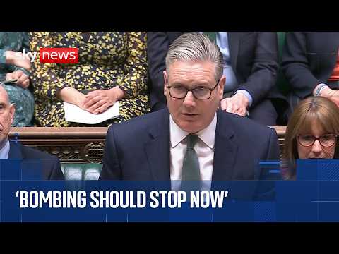 Sir Keir Starmer says Israeli strikes are 'pushing Lebanon into a crisis'