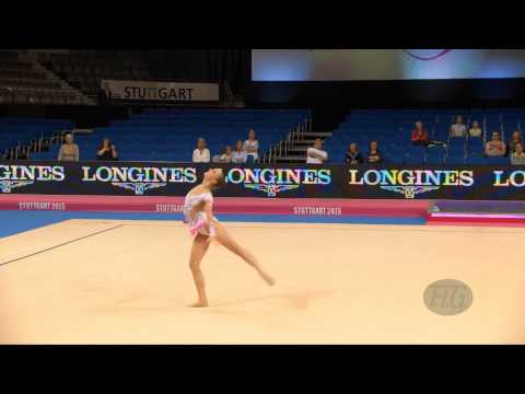 Marina DURUNDA (AZE) 2015 Rhythmic Worlds Stuttgart - Qualifications Clubs