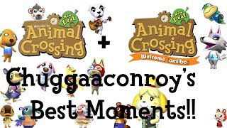Animal Crossing New Leaf + New Leaf Welcome Amiibo Chuggaaconroy&#39;s Best Moments!!!