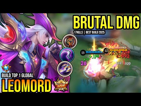 LEOMORD BEST BUILD 2025 | BUILD TOP 1 GLOBAL LEOMORD GAMEPLAY | MOBILE LEGENDS✓
