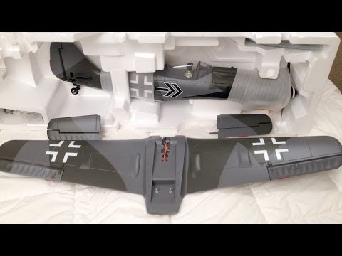 Unboxing, Maiden Flight, and Review of the Parkzone Focke-Wulf 190A-8 RC WWII RC Warbird - FW-190