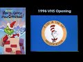 How The Grinch Stole Christmas 1996 VHS Opening