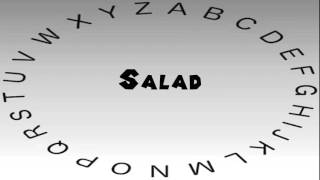 How to Say or Pronounce Salad