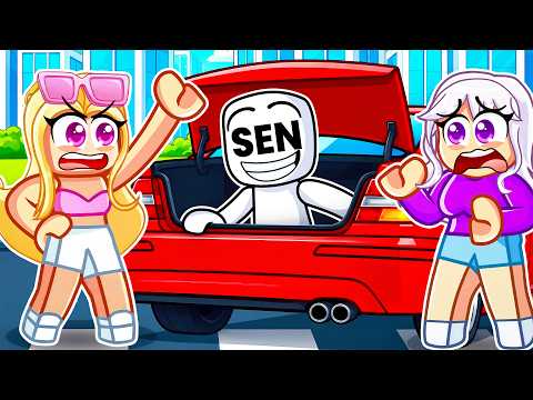 SEN KIZLARIN Arabasının BAGAJINA Saklanıp Onları Gizlice İzledin! - Roblox Driving Empire