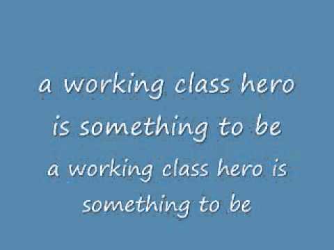 John Lennon-Working Class Hero Lyrics