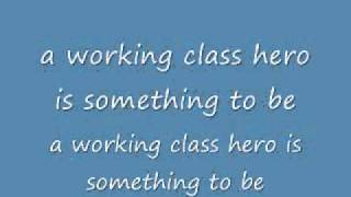 John Lennon-Working Class Hero Lyrics