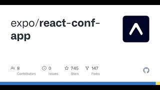 GitHub - expo/react-conf-app