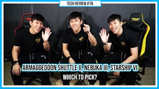 Armaggeddon Shuttle II, Nebuka III, Starship VI Unboxing Review!