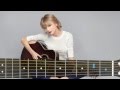 Taylor Swift - Comeback guitar chords 