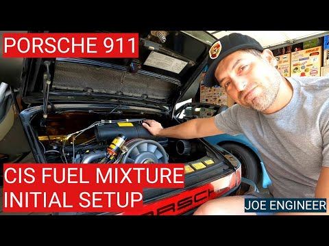 How To Setup Initial Fuel Mixture for Porsche 911 Bosch CIS K-Jetronic Fuel Injection