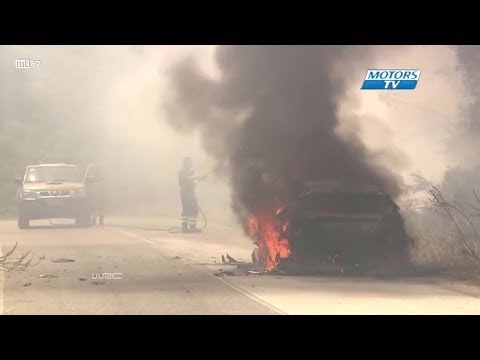 Mikko Hirvonen Big Fire 2014 WRC Rally Italia Sardegna