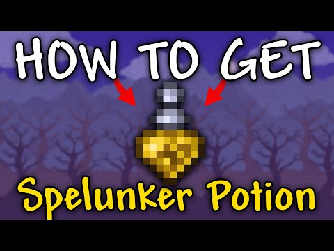 How to Get Spelunker Potion in Terraria 1.4.4.9 | Spelunker Potion How to Get