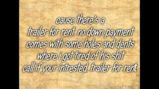 trailer for rent lyrics - Pistol Annies