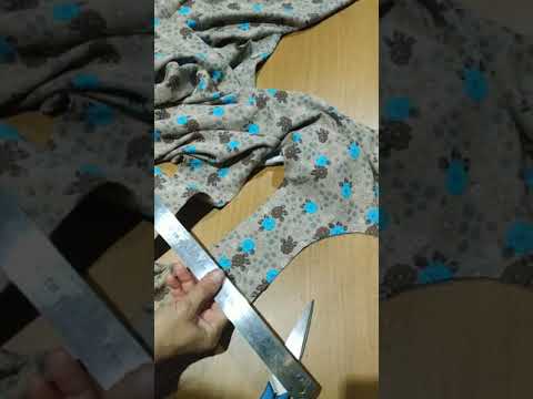 Платье - трапеция. 2 часть. Цельнокройная обтачка.