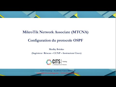 Certified Routing Engineer (MTCRE) :  Configuration du protocole OSPF